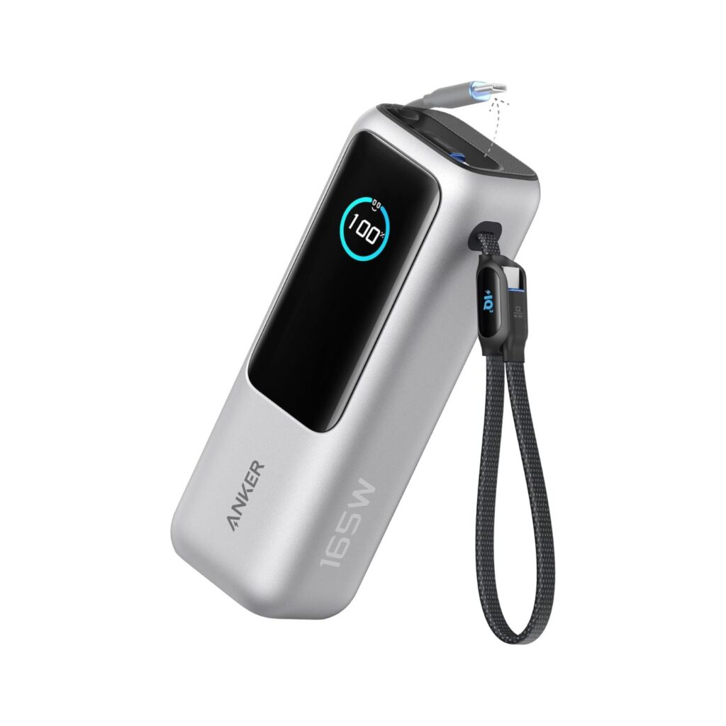 پاوربانک انکر ۲۵۰۰۰ میلی آمپر ۱۶۵ وات Anker Zolo PowerBank 25K 165W Built-In USB-C مدل A1695