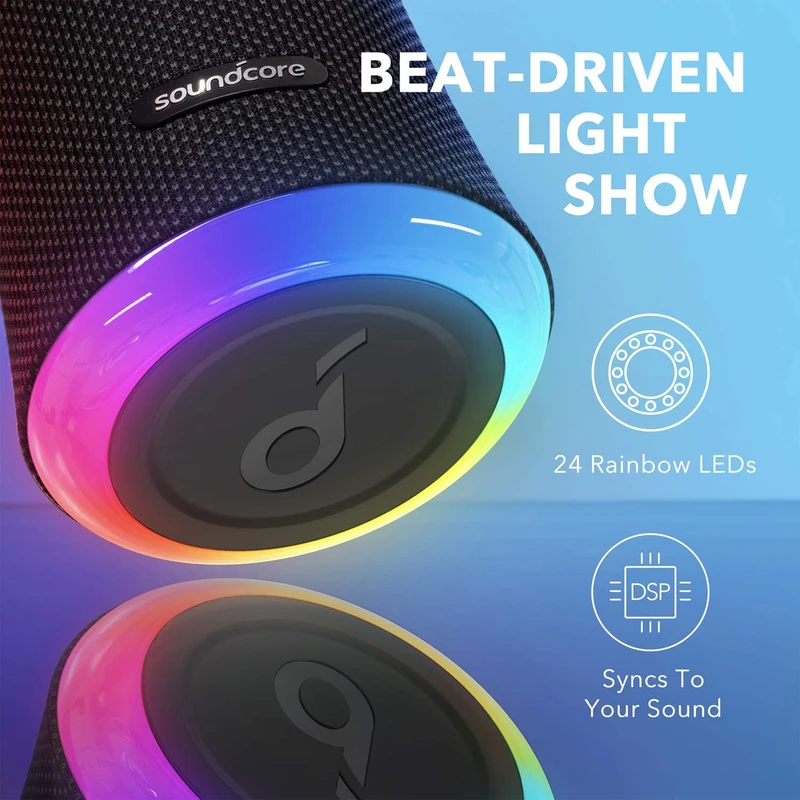 اسپیکر بلوتوثی انکر Anker Soundcore Flare2 مدل A3165.4 اسپیکر بلوتوثی انکر Anker Soundcore Flare2 مدل A3165 - تصویر 5
