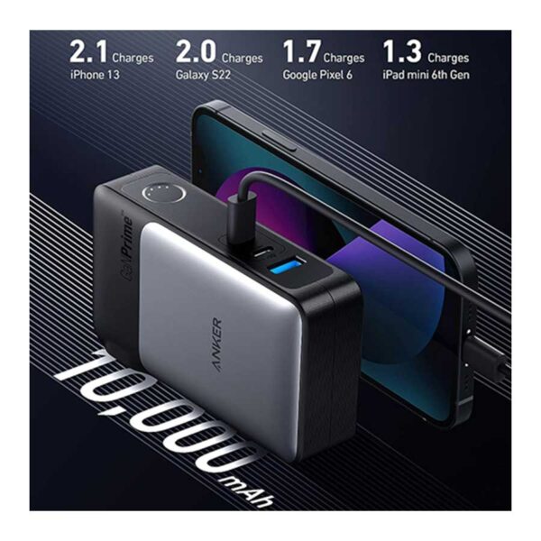 شارژر و پاوربانک انکر با ظرفیت ۱۰۰۰۰ میلی آمپر Anker 733 Power Bank (GaNPrime PowerCore 65W) مدل A1651 - تصویر 2