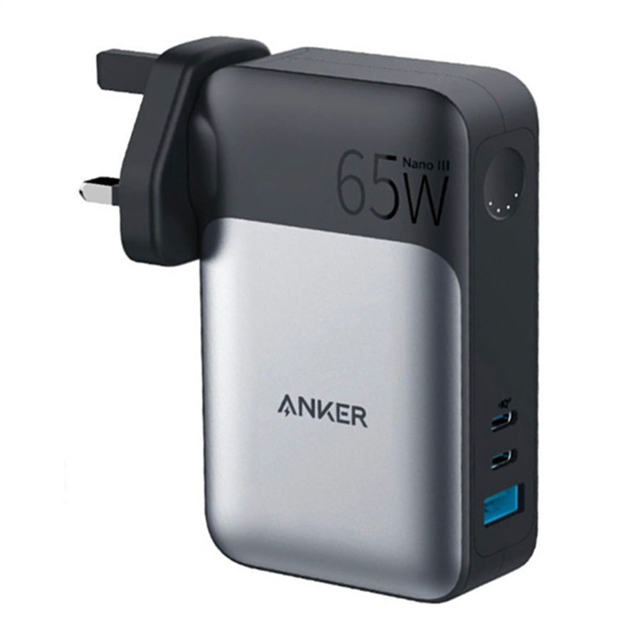 شارژر و پاوربانک انکر با ظرفیت ۱۰۰۰۰ میلی آمپر Anker 733 Power Bank (GaNPrime PowerCore 65W) مدل A1651