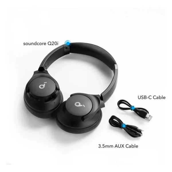 هدفون بلوتوثی انکر Anker Soundcore Q20i ANC Hybrid مدل A3004 - تصویر 4