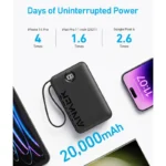 پاوربانک انکر 20000 میلی آمپر با خروجی 22.5 وات مدل A1647 - تصویر 7