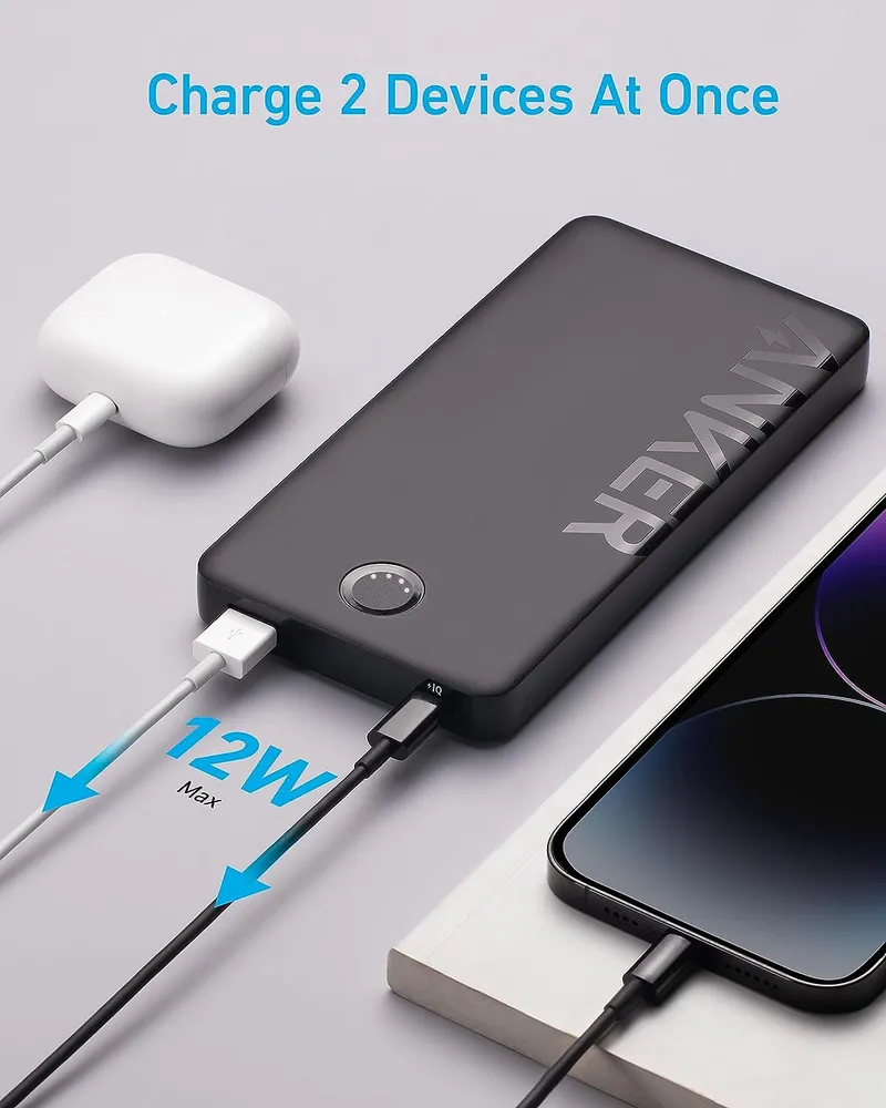 پاوربانک انکر Anker Power Bank 10K Portable Charger مدل A1334.3 پاوربانک انکر Anker Power Bank 10K Portable Charger مدل A1334 - تصویر 4