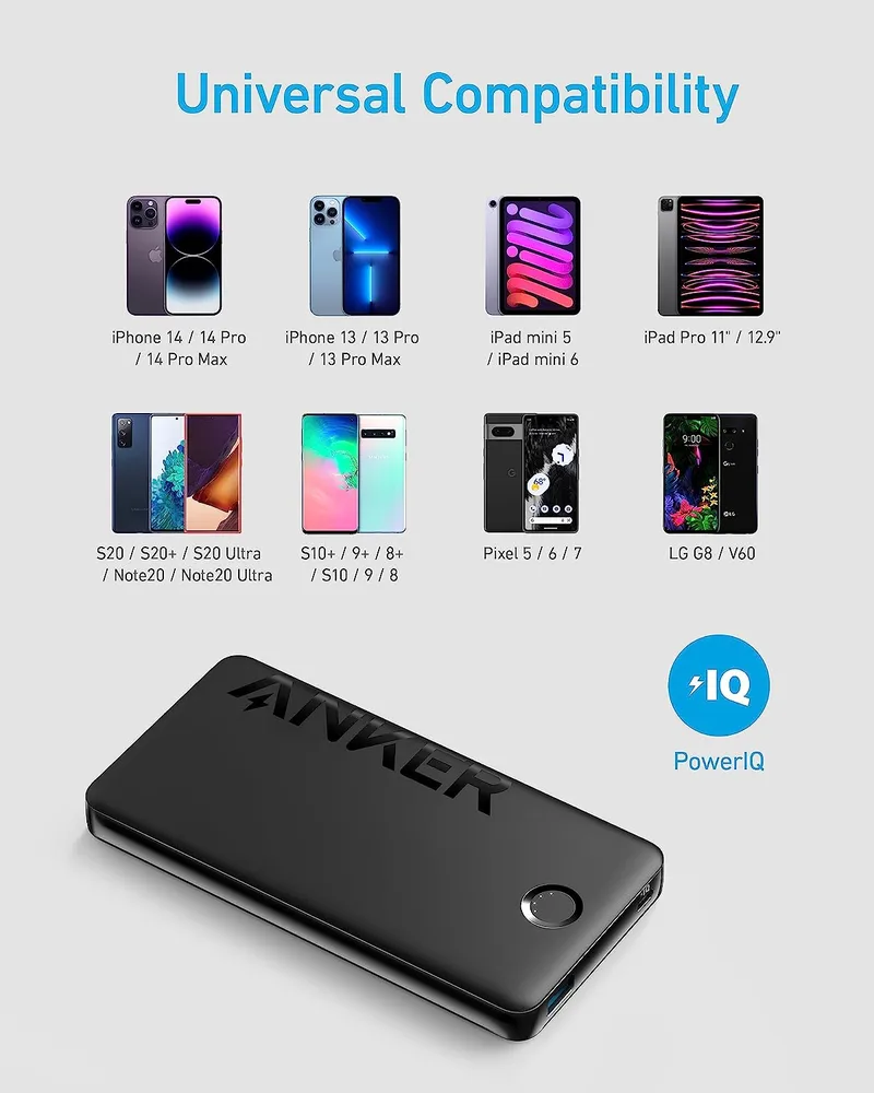پاوربانک انکر Anker Power Bank 10K Portable Charger مدل A1334.4 پاوربانک انکر Anker Power Bank 10K Portable Charger مدل A1334 - تصویر 5