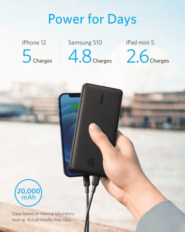 پاوربانک انکر PowerCore Essential 20000 PD 20W مدل A1287 - تصویر 6