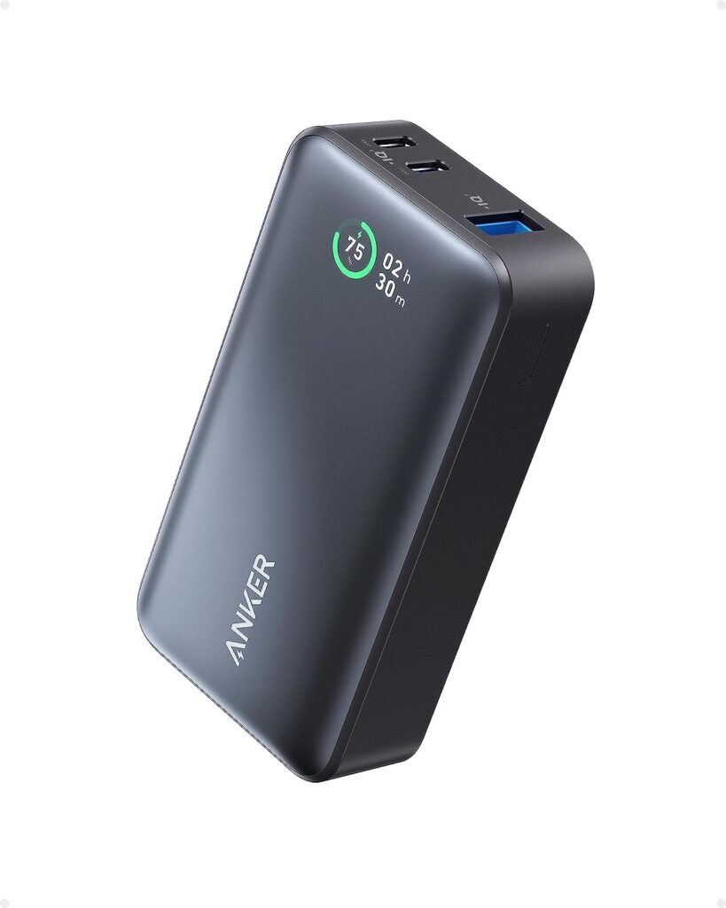پاوربانک انکر ۱۰۰۰۰ میلی امپر با خروجی 30 وات Anker 533 Power Bank مدل A1256