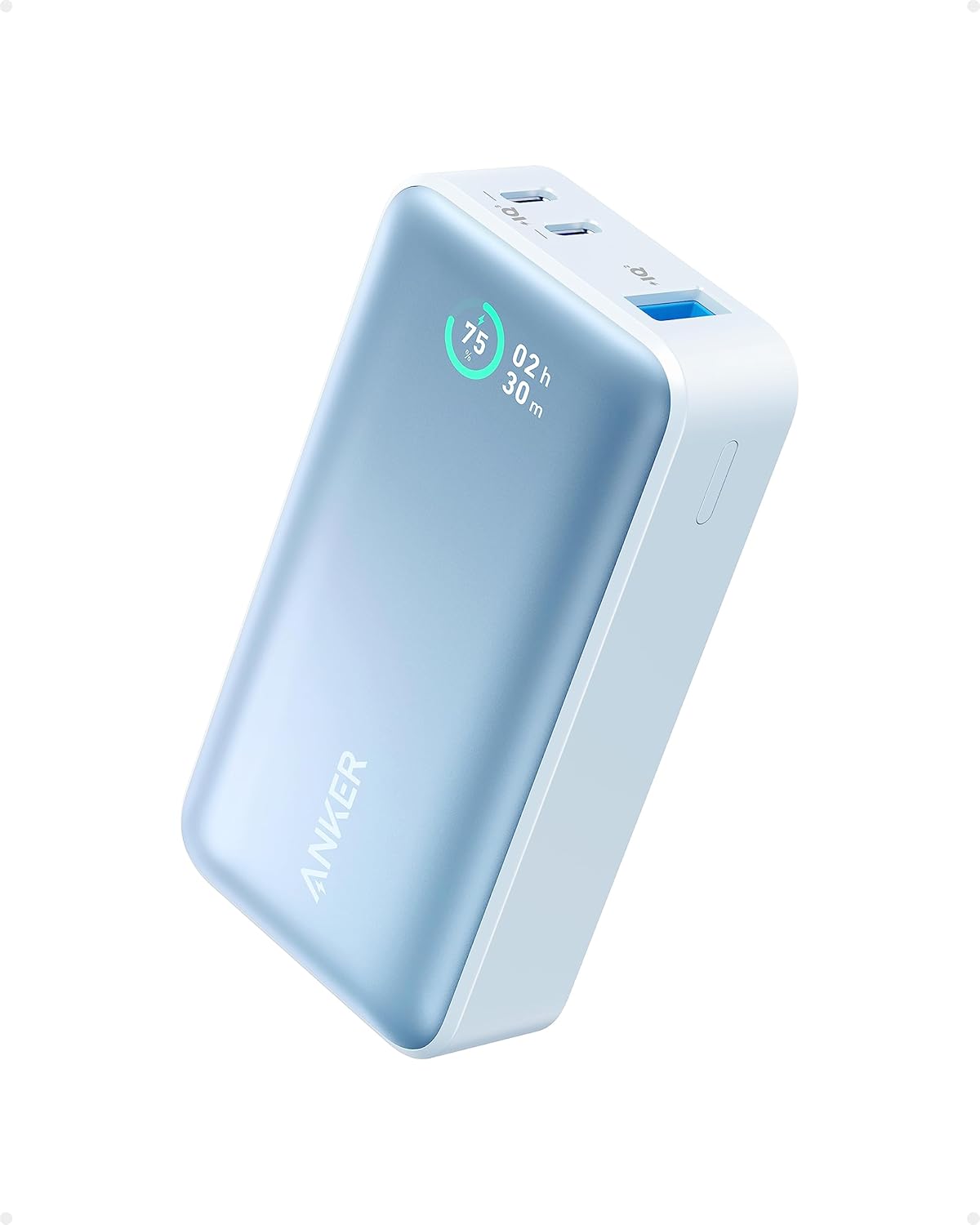 پاوربانک انکر ۱۰۰۰۰ میلی امپر با خروجی 30 وات Anker 533 Power Bank  مدل A1256 پاوربانک انکر ۱۰۰۰۰ میلی امپر با خروجی 30 وات Anker 533 Power Bank مدل A1256