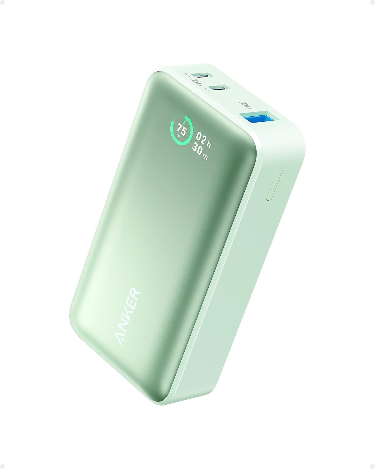 پاوربانک انکر ۱۰۰۰۰ میلی امپر با خروجی 30 وات Anker 533 Power Bank  مدل A1256 پاوربانک انکر ۱۰۰۰۰ میلی امپر با خروجی 30 وات Anker 533 Power Bank مدل A1256