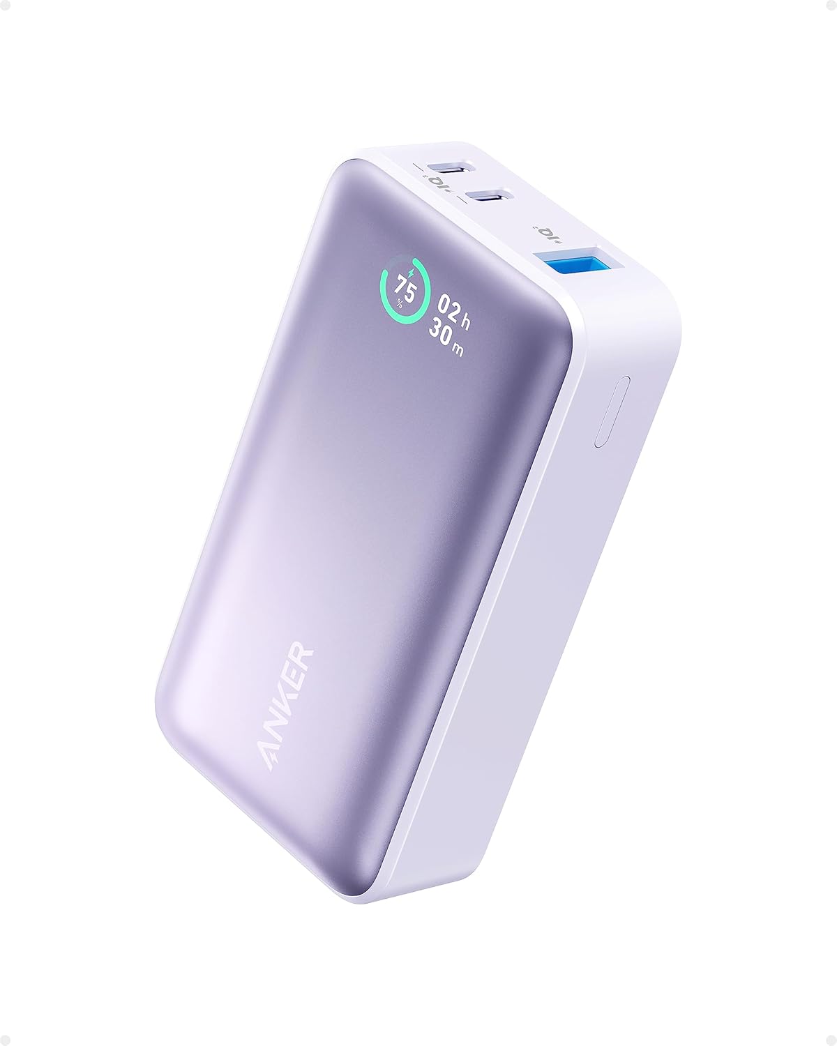 پاوربانک انکر ۱۰۰۰۰ میلی امپر با خروجی 30 وات Anker 533 Power Bank مدل A1256.3 پاوربانک انکر ۱۰۰۰۰ میلی امپر با خروجی 30 وات Anker 533 Power Bank مدل A1256 - تصویر 4