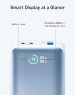 پاوربانک انکر ۱۰۰۰۰ میلی امپر با خروجی 30 وات Anker 533 Power Bank مدل A1256
