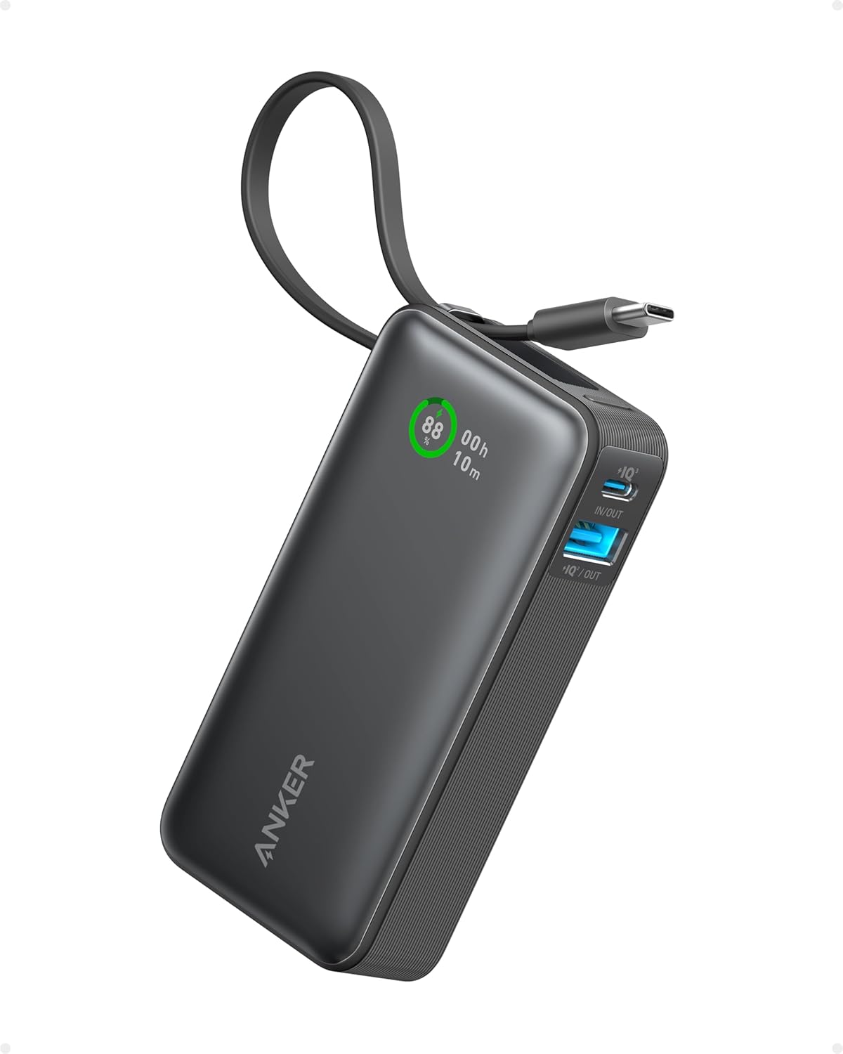پاوربانک انکر ۱۰۰۰۰میلی آمپر Anker Power Bank (PowerCore 30W) مدل A1259 پاوربانک انکر ۱۰۰۰۰میلی آمپر Anker Power Bank (PowerCore 30W) مدل A1259