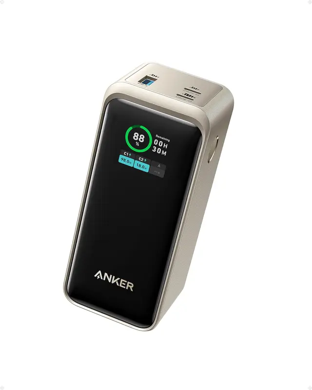 پاوربانک انکر ۲۰۰ واتی با ظرفیت ۲۰۰۰۰ میلی آمپر Anker Power Bank (PowerCore 20K) مدل A1336.1 پاوربانک انکر ۲۰۰ واتی با ظرفیت ۲۰۰۰۰ میلی آمپر Anker Power Bank (PowerCore 20K) مدل A1336 - تصویر 2