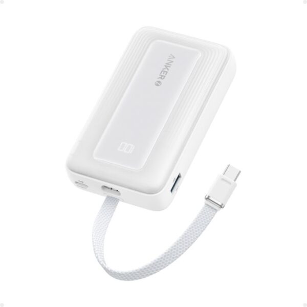 پاوربانک انکر ۳۰ واتی با ظرفیت ۱۰۰۰۰ میلی آمپر Anker Zolo Power Bank Built-in USB-C Cable مدل A1688 - تصویر 2