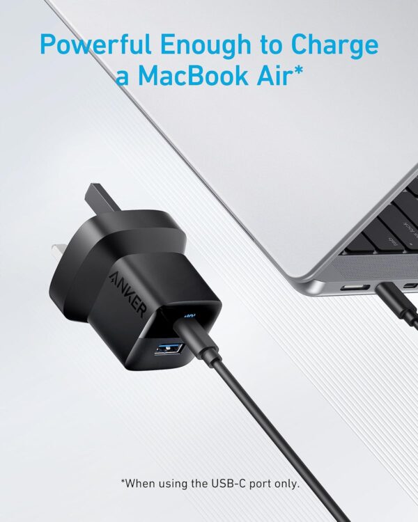 شارژر دیواری انکر Anker 323 Dual Port 33W Charger WithType-C To Lightning مدل B2331 - تصویر 6