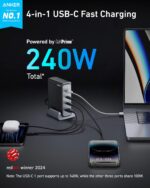 شارژر رومیزی انکر Anker 240W USB C Charger مدل A2342 - تصویر 2