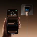 شارژر دیواری انکر 45 وات با نمایشگر هوشمند مدل A121D