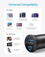 شارژر فندکی انکر Anker Car charger 30W 2 ports مدل A2741 - تصویر 3