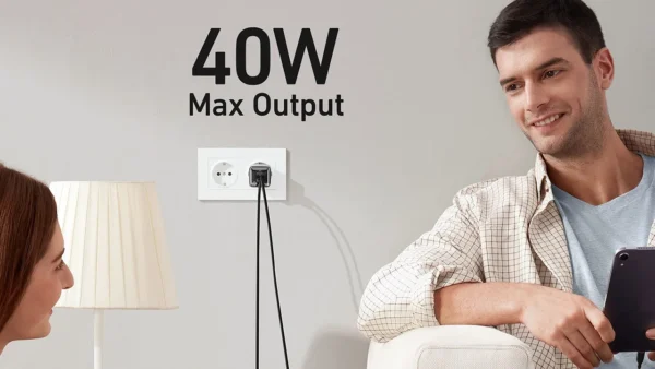 شارژر 40 واتی نسل پنجم انکر 521 Charger (Nano Pro) مدل A2038 - تصویر 4