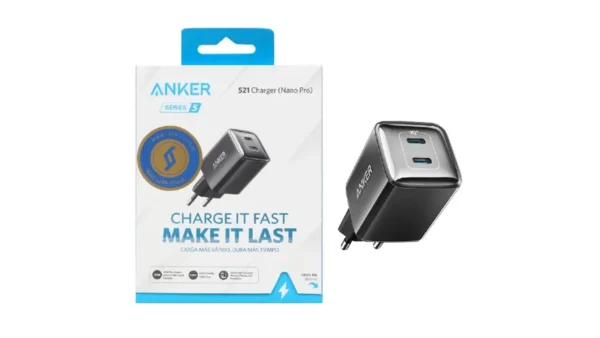 شارژر 40 واتی نسل پنجم انکر 521 Charger (Nano Pro) مدل A2038 - تصویر 7