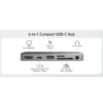 هاب انکر 6 پورت نسل پنجم Anker 541 USB-C Hub 6-in-1 مدل A8363 - تصویر 5
