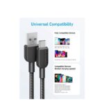 کابل شارژ انکر Anker 322 USB-A to USB-C طول ٩٠ سانتی متر مدل A81H5 - تصویر 3