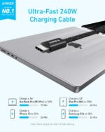 کابل شارژ انکر Anker Zolo USB-C to USB-C Cable Fast Charging 240W مدل A8060 - تصویر 3