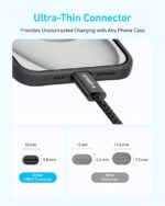 کابل شارژ انکر Anker Zolo USB-C to USB-C Cable Fast Charging 240W مدل A8060 - تصویر 7