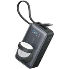 پاوربانک 10000میلی آمپر نسل پنجم انکر Anker MagGo Power Bank for Apple Watch 30W مدل A1657