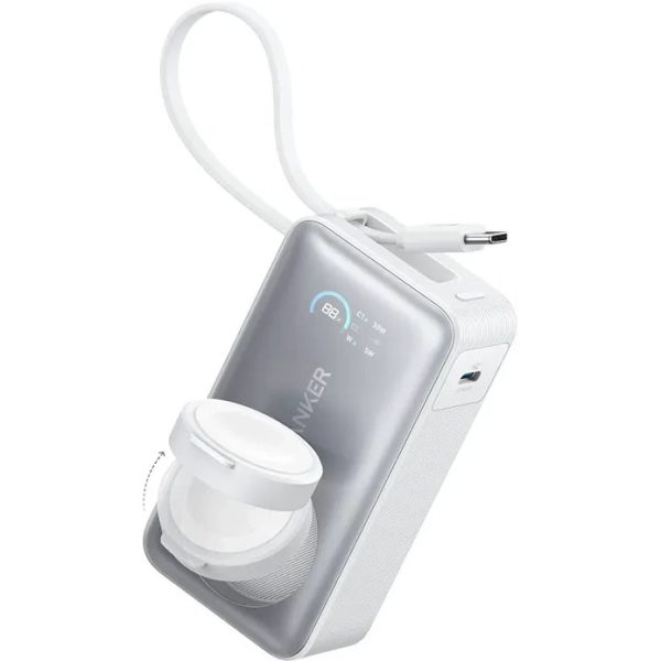 پاوربانک 10000میلی آمپر نسل پنجم انکر Anker MagGo Power Bank for Apple Watch 30W مدل A1657 - تصویر 2
