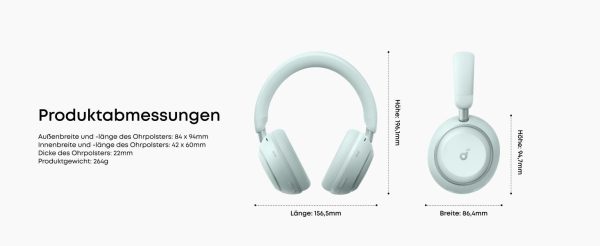 هدفون بلوتوثی انکر Anker Soundcore Space 2 مدل D1402 - تصویر 6