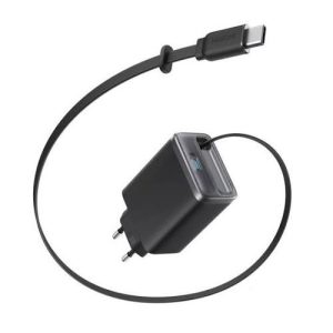 شارژر انکر با کابل متصل Anker Nano USB C Charger Block 35W Max 2 مدل A2658