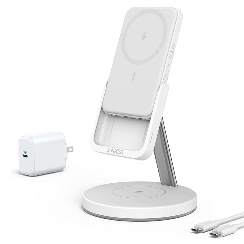 شارژر بی سیم و پاوربانک مگنتی انکر مدل B25A72 نسل 6 Magnetic Wireless Charger شارژر بی سیم و پاوربانک مگنتی انکر مدل B25A72 نسل 6 Magnetic Wireless Charger