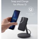 شارژر بی سیم و پاوربانک مگنتی انکر مدل B25A72 نسل 6 Magnetic Wireless Charger