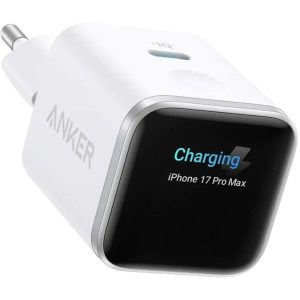 شارژر دیواری هوشمند 45 وات انکر Anker Nano Charger 45W Smart Display A121DG21 - گلوبال